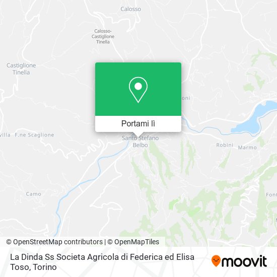 Mappa La Dinda Ss Societa Agricola di Federica ed Elisa Toso