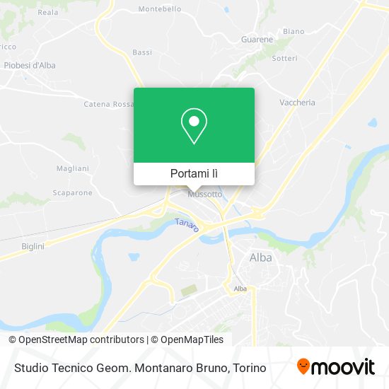 Mappa Studio Tecnico Geom. Montanaro Bruno