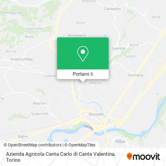 Mappa Azienda Agricola Canta Carlo di Canta Valentina