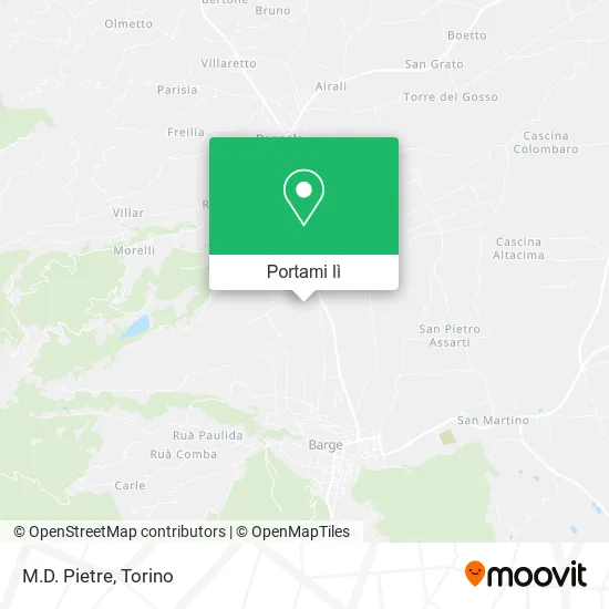 Mappa M.D. Pietre