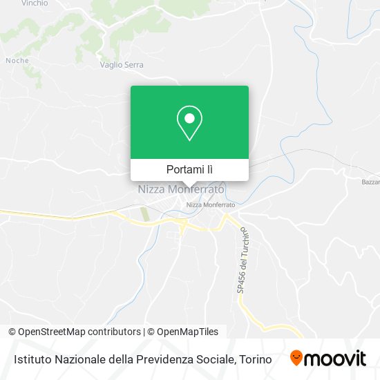 Mappa Istituto Nazionale della Previdenza Sociale