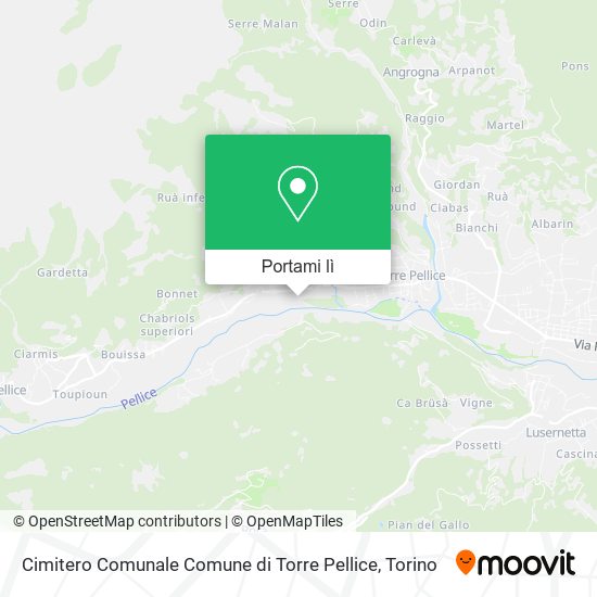Mappa Cimitero Comunale Comune di Torre Pellice