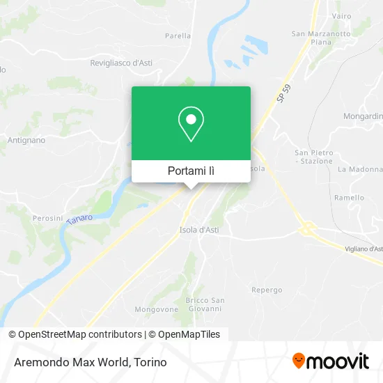 Mappa Aremondo Max World