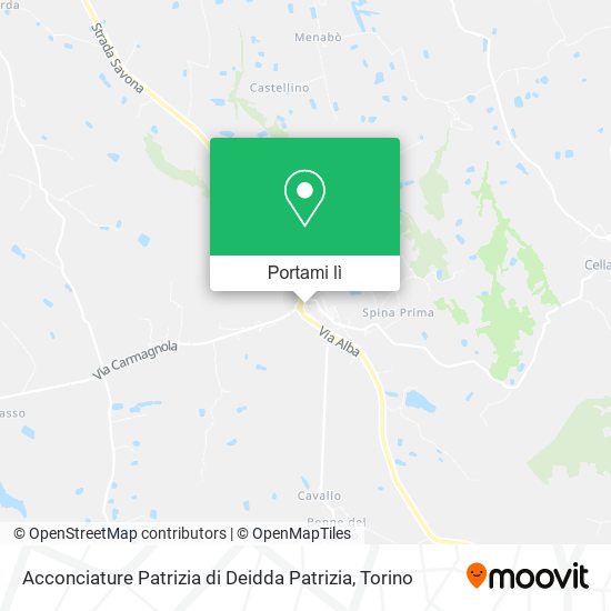 Mappa Acconciature Patrizia di Deidda Patrizia