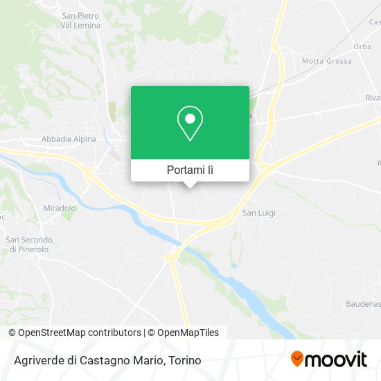 Mappa Agriverde di Castagno Mario