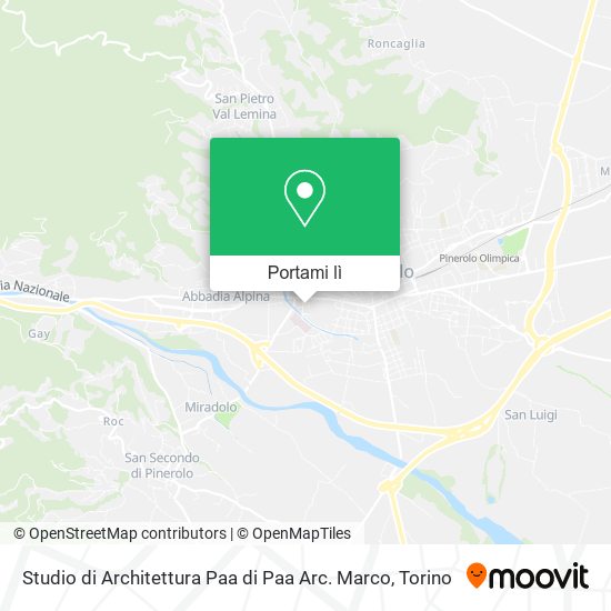 Mappa Studio di Architettura Paa di Paa Arc. Marco