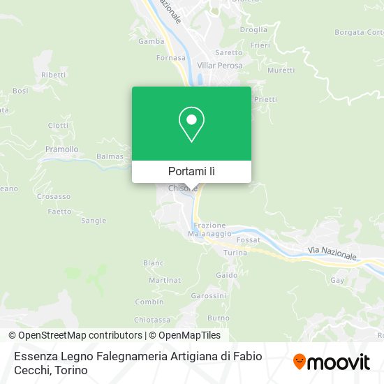 Mappa Essenza Legno Falegnameria Artigiana di Fabio Cecchi