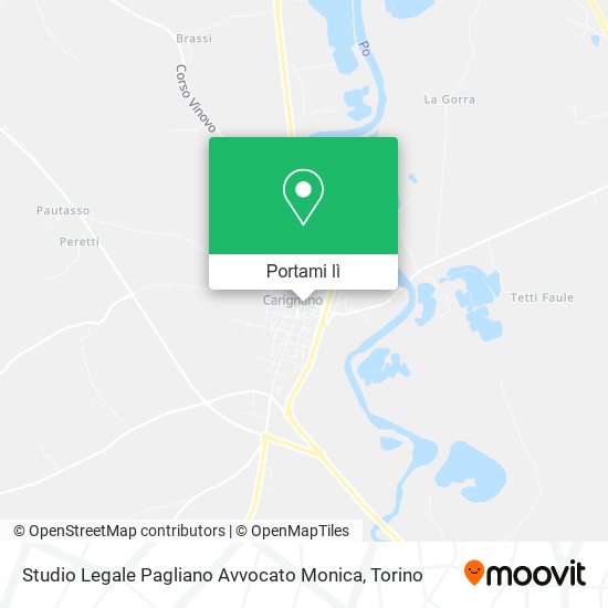 Mappa Studio Legale Pagliano Avvocato Monica