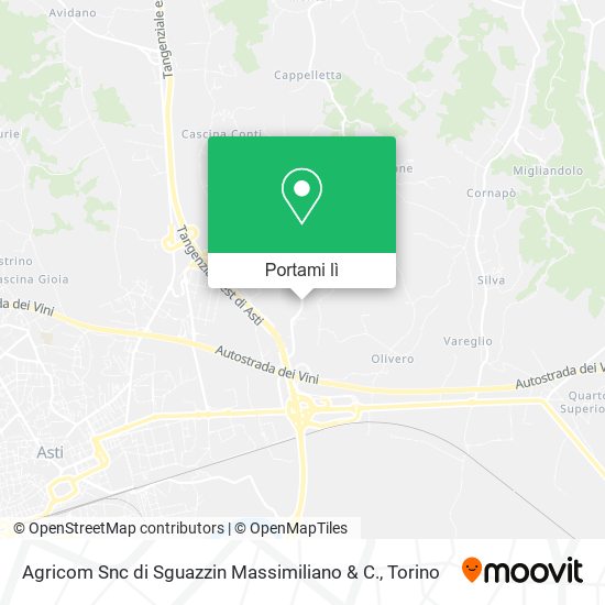 Mappa Agricom Snc di Sguazzin Massimiliano & C.