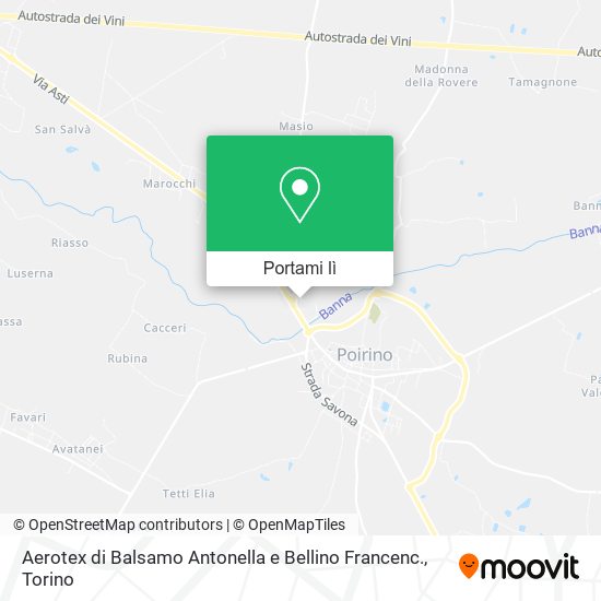 Mappa Aerotex di Balsamo Antonella e Bellino Francenc.