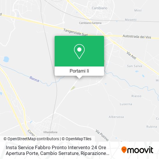 Mappa Insta Service Fabbro Pronto Intervento 24 Ore Apertura Porte, Cambio Serrature, Riparazione Serrand