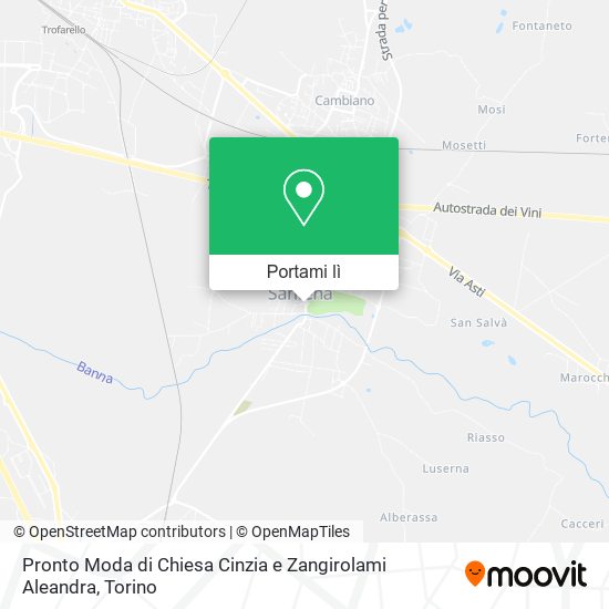 Mappa Pronto Moda di Chiesa Cinzia e Zangirolami Aleandra