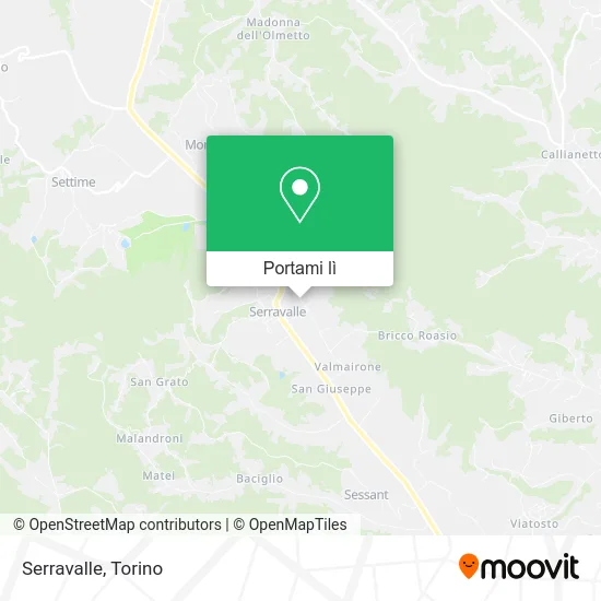 Mappa Serravalle