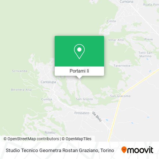 Mappa Studio Tecnico Geometra Rostan Graziano