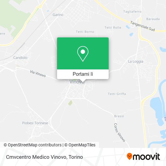 Mappa Cmvcentro Medico Vinovo
