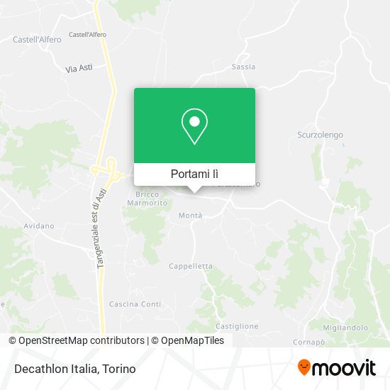 Mappa Decathlon Italia