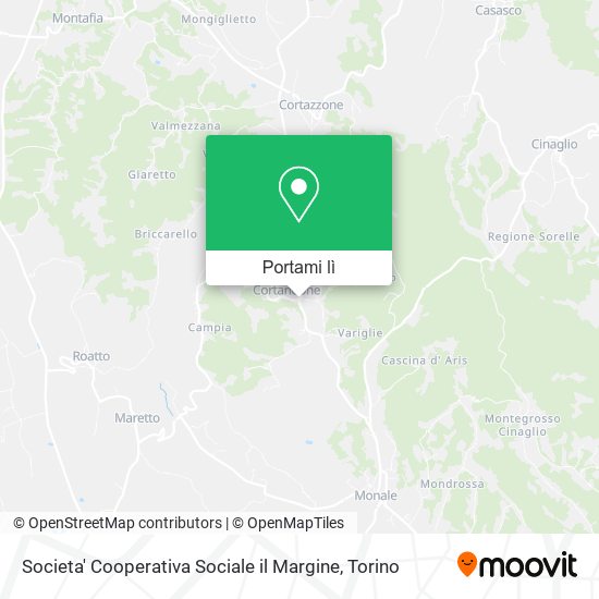 Mappa Societa' Cooperativa Sociale il Margine