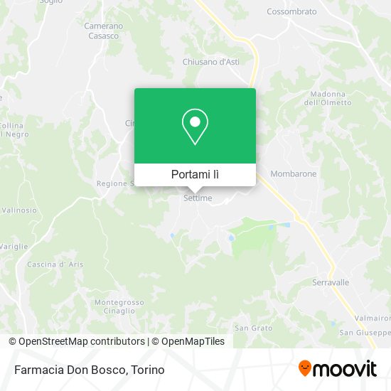 Mappa Farmacia Don Bosco