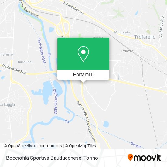 Mappa Bocciofila Sportiva Bauducchese
