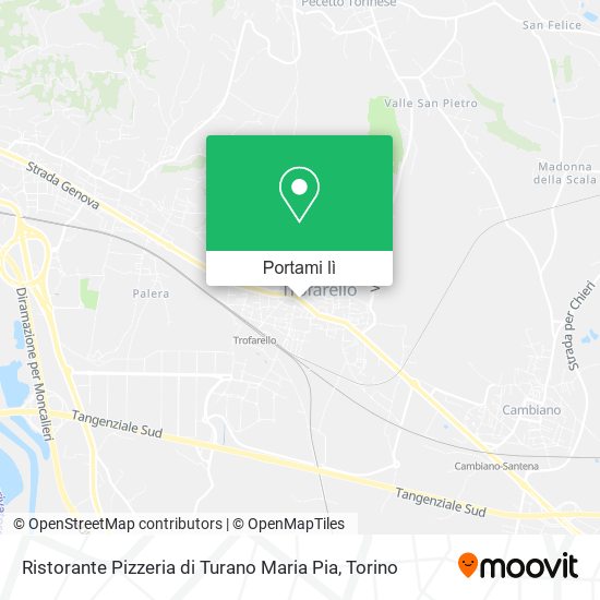 Mappa Ristorante Pizzeria di Turano Maria Pia