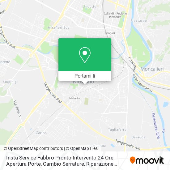 Mappa Insta Service Fabbro Pronto Intervento 24 Ore Apertura Porte, Cambio Serrature, Riparazione Serrand