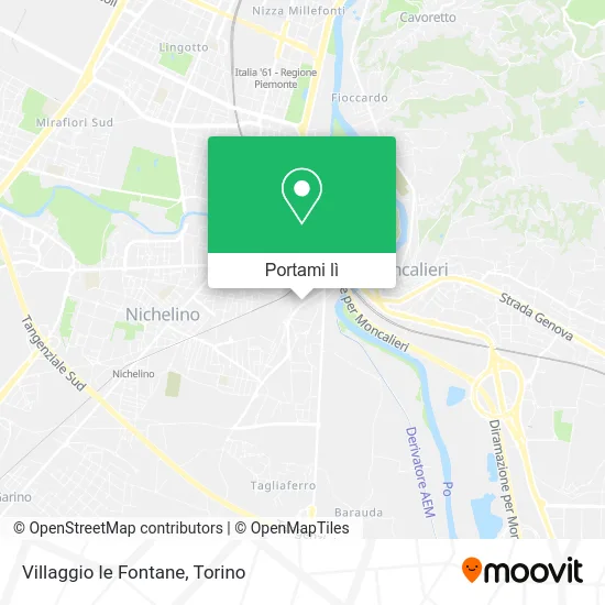 Mappa Villaggio le Fontane