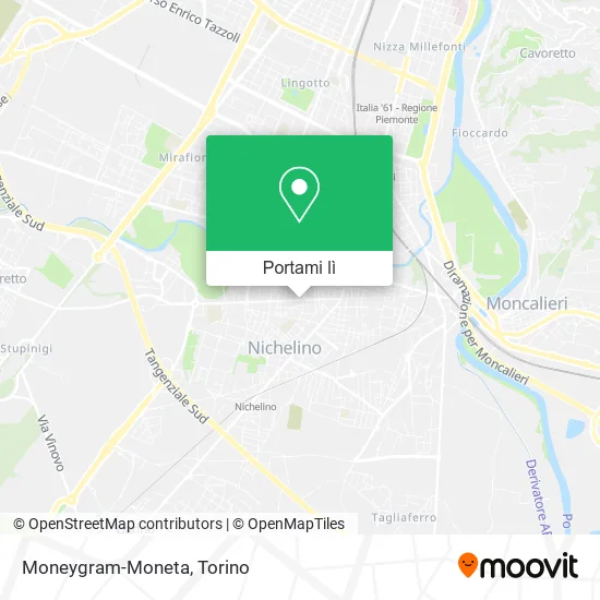 Mappa Moneygram-Moneta