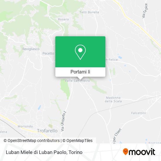 Mappa Luban Miele di Luban Paolo