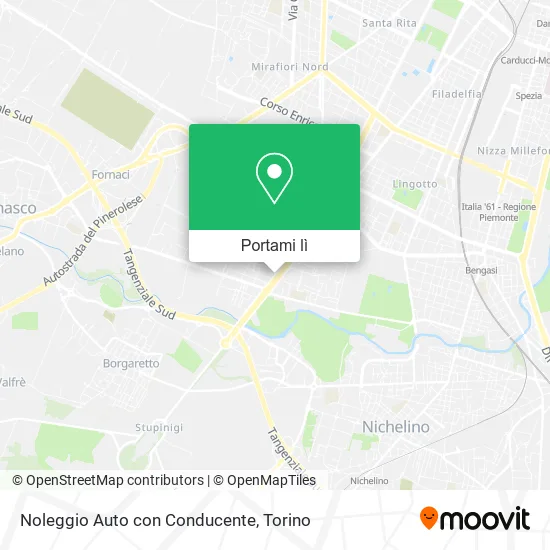 Mappa Noleggio Auto con Conducente