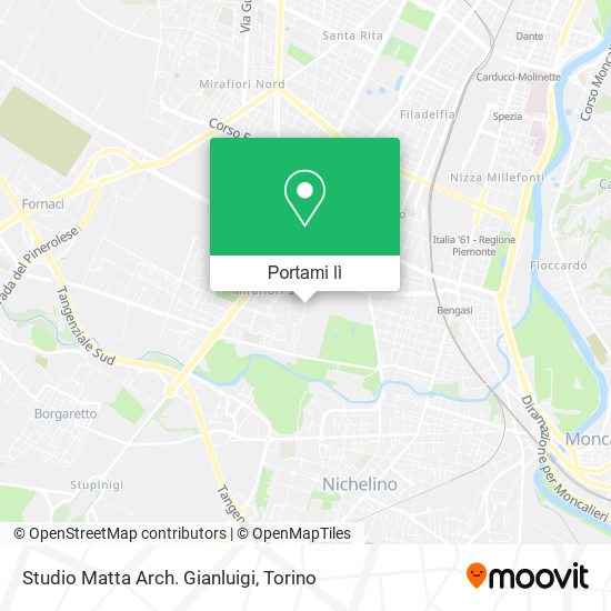 Mappa Studio Matta Arch. Gianluigi