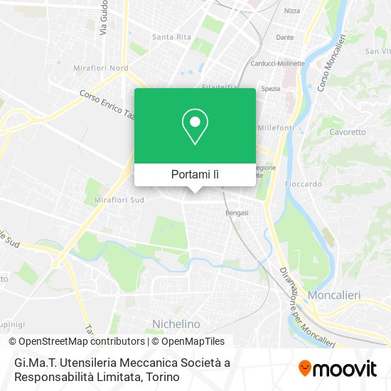 Mappa Gi.Ma.T. Utensileria Meccanica Società a Responsabilità Limitata
