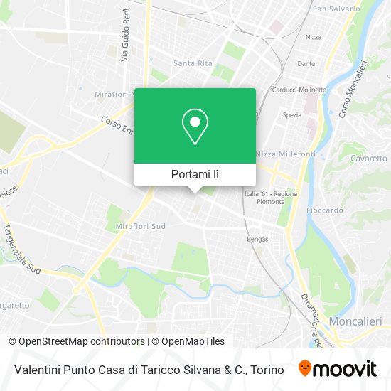 Mappa Valentini Punto Casa di Taricco Silvana & C.