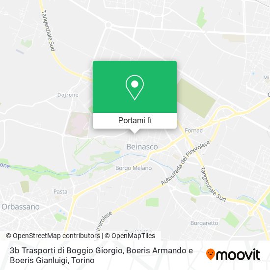 Mappa 3b Trasporti di Boggio Giorgio, Boeris Armando e Boeris Gianluigi