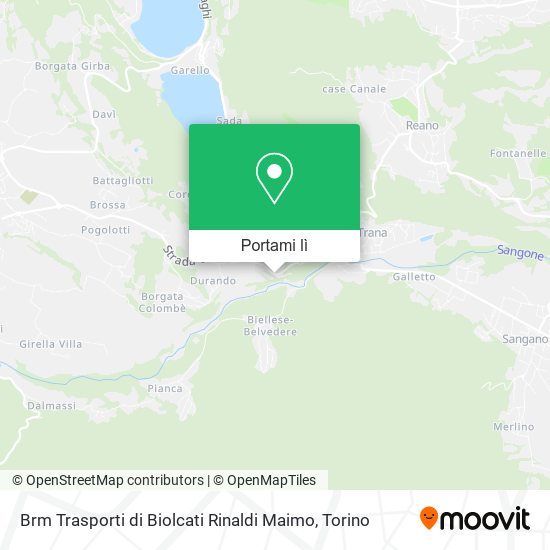 Mappa Brm Trasporti di Biolcati Rinaldi Maimo
