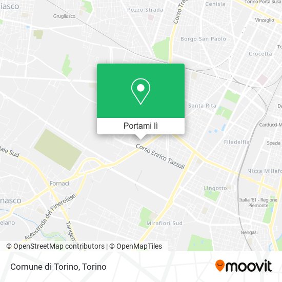 Mappa Comune di Torino