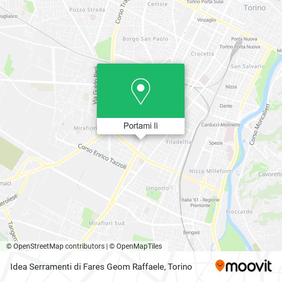 Mappa Idea Serramenti di Fares Geom Raffaele