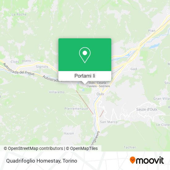 Mappa Quadrifoglio Homestay