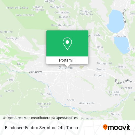 Mappa Blindoserr Fabbro Serrature 24h