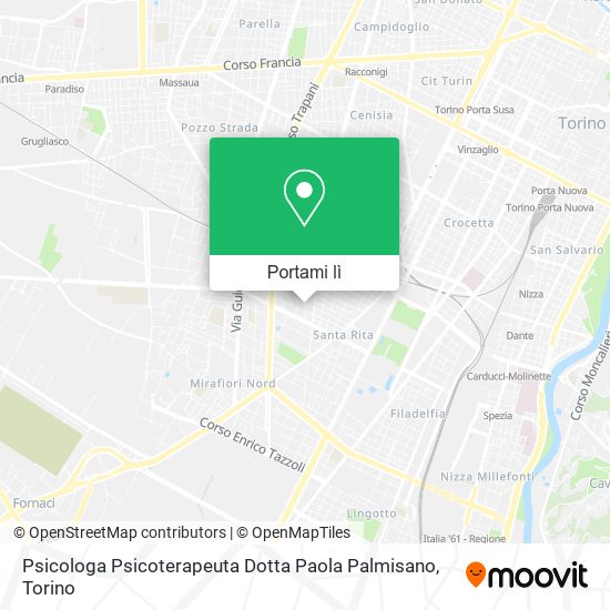 Mappa Psicologa Psicoterapeuta Dotta Paola Palmisano