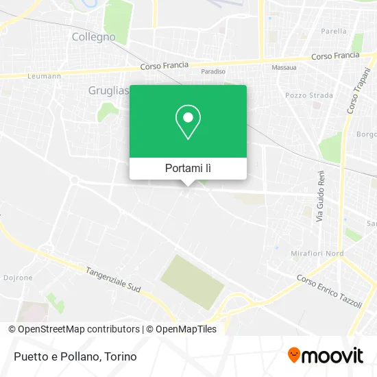Mappa Puetto e Pollano