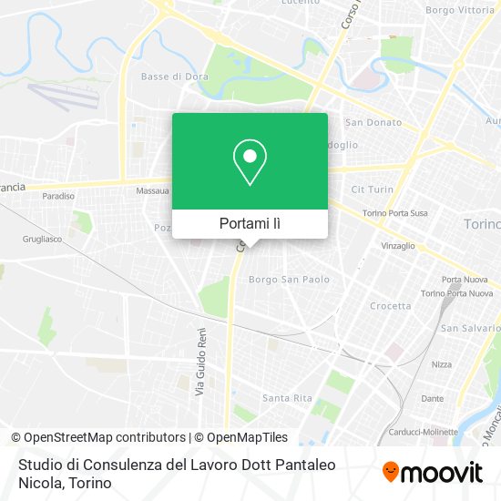 Mappa Studio di Consulenza del Lavoro Dott Pantaleo Nicola