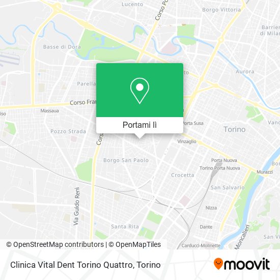Mappa Clinica Vital Dent Torino Quattro