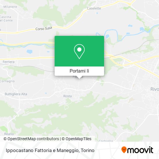 Mappa Ippocastano Fattoria e Maneggio