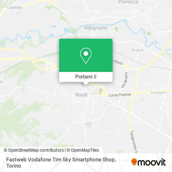 Mappa Fastweb Vodafone Tim Sky Smartphone Shop