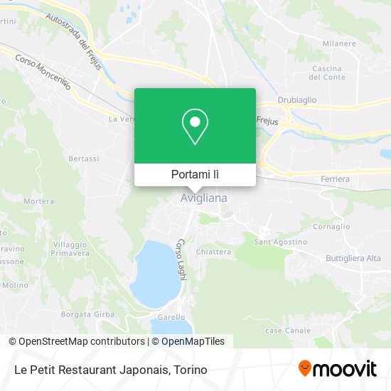 Mappa Le Petit Restaurant Japonais