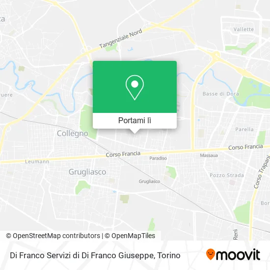 Mappa Di Franco Servizi di Di Franco Giuseppe