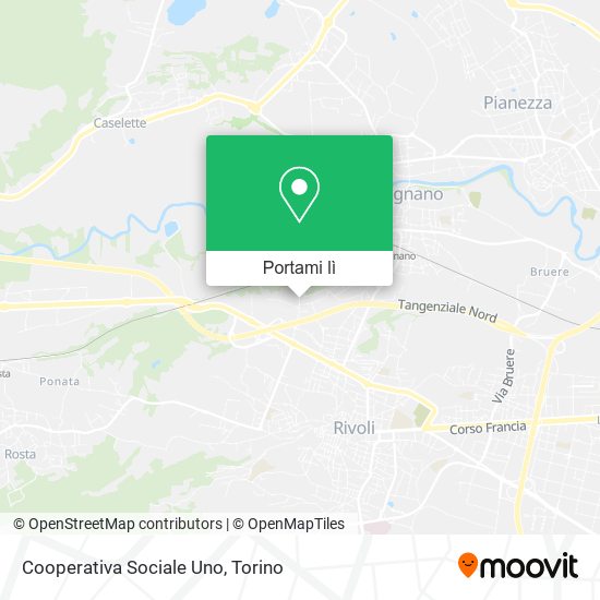 Mappa Cooperativa Sociale Uno
