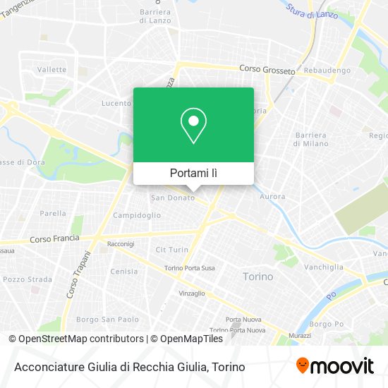 Mappa Acconciature Giulia di Recchia Giulia