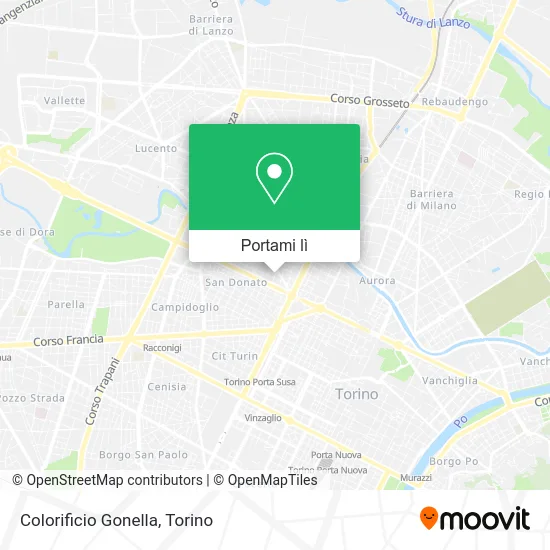 Mappa Colorificio Gonella