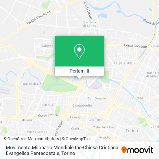 Mappa Movimento Miionario Mondiale Inc-Chiesa Cristiana Evangelica Pentecostale